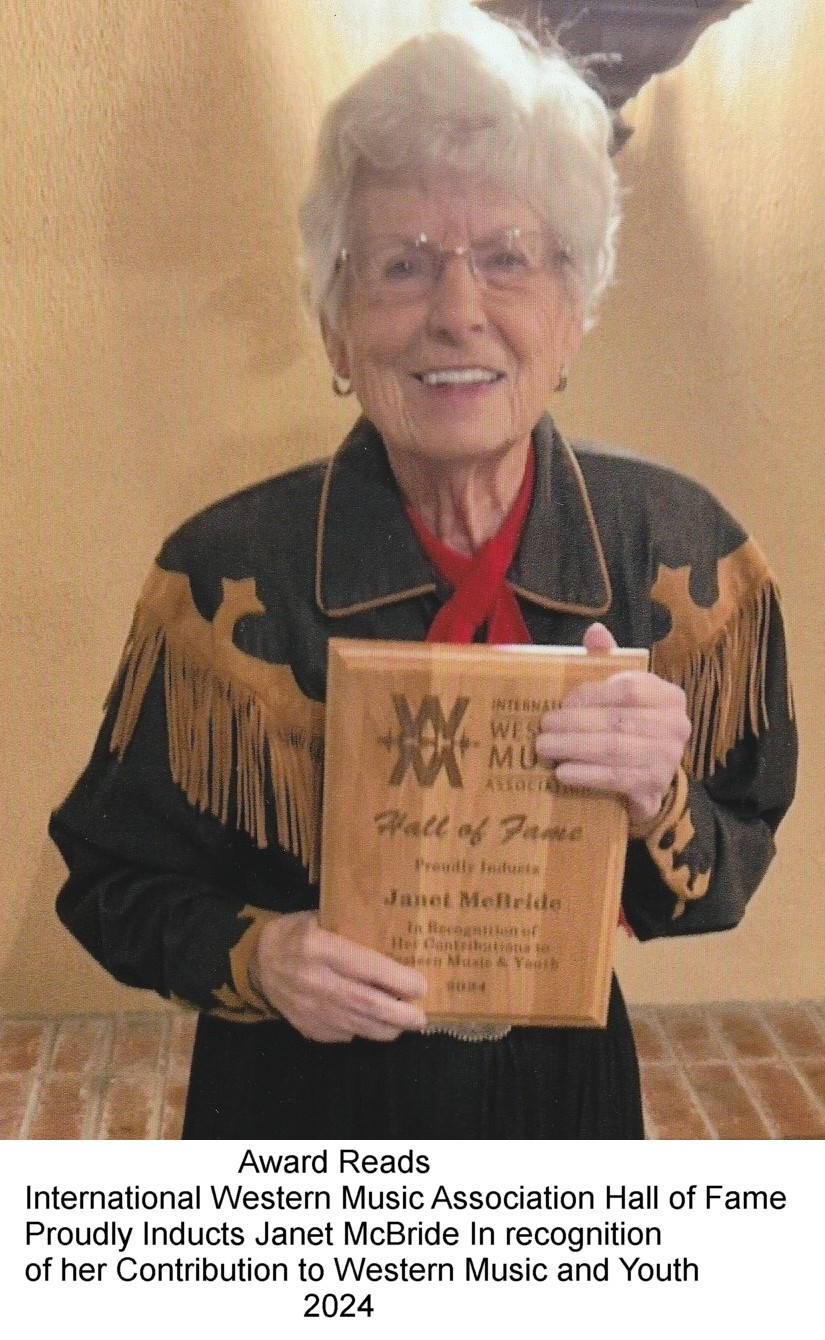 Janet McBride 2024 Award