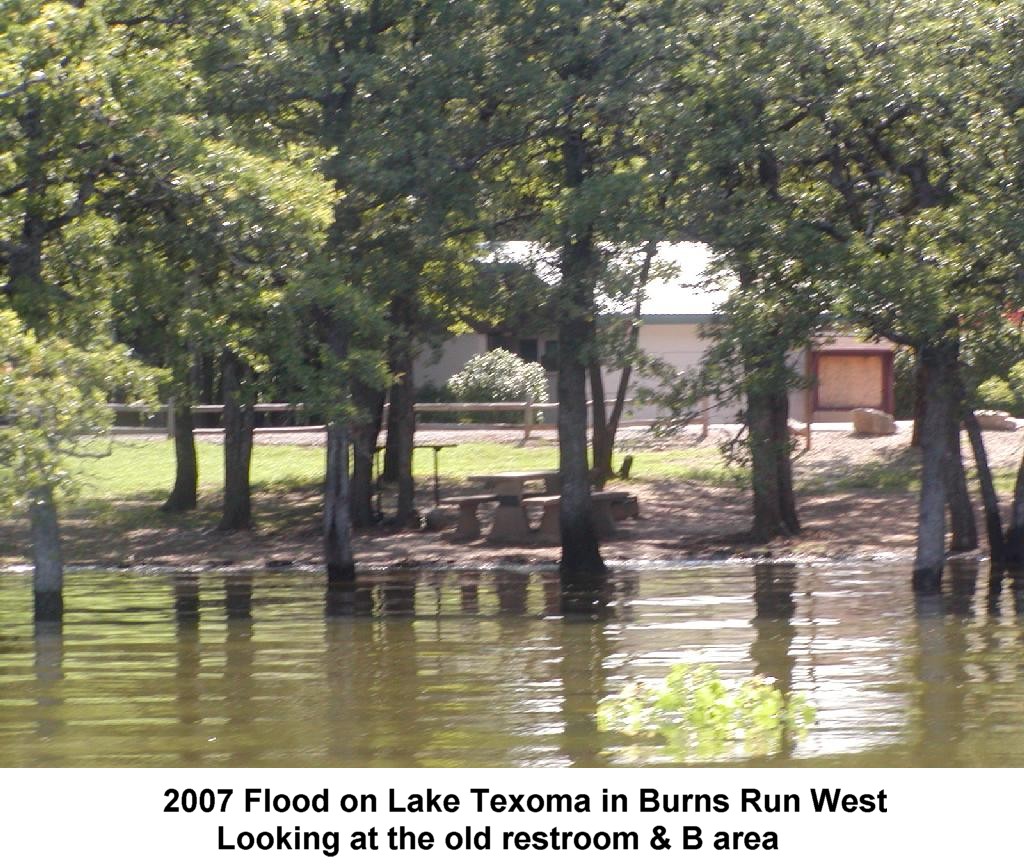 2007 Flood on Lake Texoma in Burns Run West